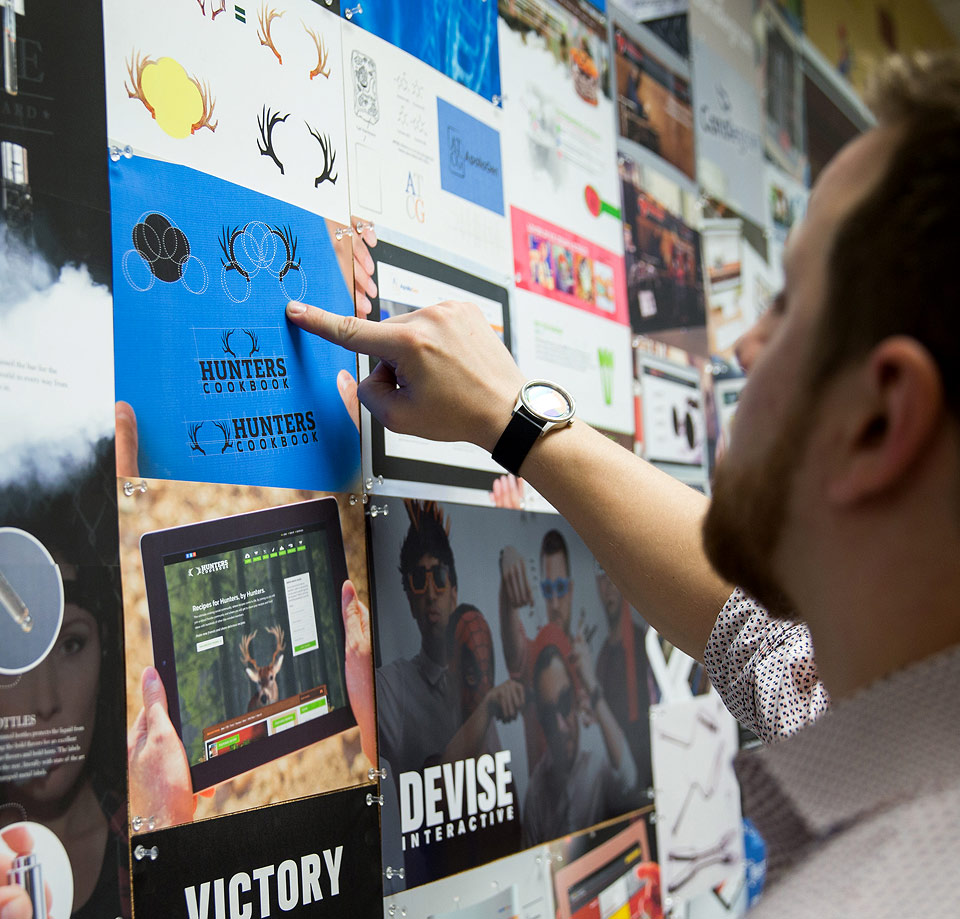 Randy Lewis and the Devise Interactive Creative Wall